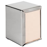 DISPENSER PER TOVAGLIOLI MINI SERVIS   11x9x13,5 CM ARGENTO ACCIAIO INOX (12 UNITÀ)