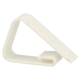 CLIP FERMA TOVAGLIA   5x3,5x1 CM BIANCO PP (100 UNITÀ)