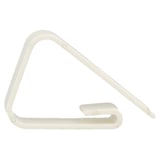 CLIP FERMA TOVAGLIA   5x3,5x1 CM BIANCO PP (100 UNITÀ)