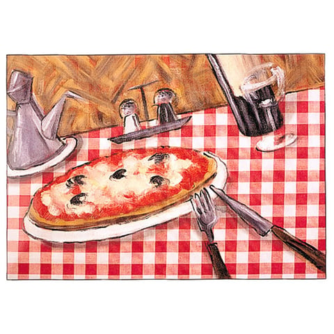 TOVAGLIETTE OFFSET 'PIZZA' 70 G/M2 31x43 CM QUATRICOMIA CELLULOSA (2000 UNITÀ)