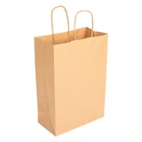 SACCHETTI SOS CON MANICI  80 G/M2 20+10x29 CM NATURALE KRAFT (250 UNITÀ)