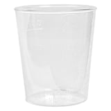 BICCHIERE DA LIQUORE INIETTATO  20 ML Ø 3,7/2,8x4,2 CM TRASPARENTE PS (2700 UNITÀ)