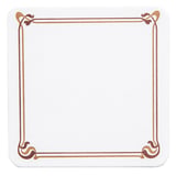 SOTTOBICCHIERI MARRONE/OCRA 'MAXIM BRUN' 210 G/M2 8,5x8,5 CM BIANCO CARTONE (6000 UNITÀ)