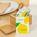 SALVIETTE RINFRESCANTE CITRON 45 G/M2 6x8 CM BIANCO CELLULOSA (2000 UNITÀ)