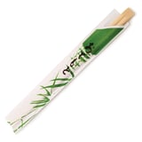 BACCHETTE CINESI IMBUSTATE BAMBOO  20 CM NATURALE BAMBÙ (100 UNITÀ)