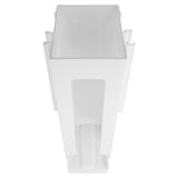 MODULO CONSERVATIVO 5 VASCHETTE   12x10,5x28,4 CM BIANCO HDPE (1 UNITÀ)