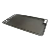 PIASTRA PER GRILL   46x25x1 CM NERO FERRO (1 UNITÀ)