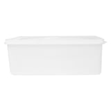RECIPIENTE PER ALIMENTI + COPERCHIO INCLUSO  3150 ML 26x18x10 CM BIANCO PP (1 UNITÀ)