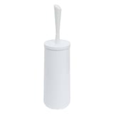 PORTASCOPINO + SCOPINO   Ø 12,5x27 CM BIANCO ACCIAIO (1 UNITÀ)