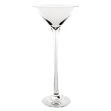 DECORAZIONE GIGANTE - COPPA MARTINI   Ø 31x80 CM TRASPARENTE CRISTAL (1 UNITÀ)