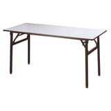 TAVOLI RETTANGOLARI PIEGHEVOLI   183x91,5x76 CM NERO ACCIAIO (2 UNITÀ)
