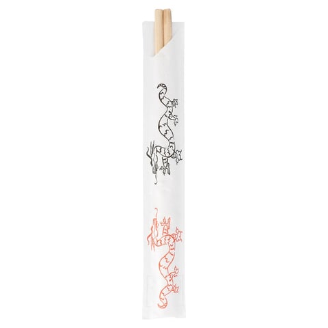 BACCHETTE CINESI IMBUSTATE BAMBOO  20 CM NATURALE BAMBÙ (100 UNITÀ)