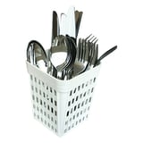 RACK PER POSATE   10,7x10,7x14 CM BIANCO PP (1 UNITÀ)
