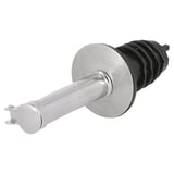 2 U. VERSATORI SENZA DOSAGGIO CON COPERCHIO   Ø 3x9 CM ARGENTO ACCIAIO INOX (1 UNITÀ)