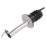 2 U. VERSATORI SENZA DOSAGGIO CON COPERCHIO   Ø 3x9 CM ARGENTO ACCIAIO INOX (1 UNITÀ)