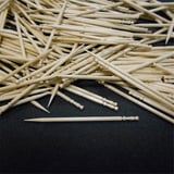 STUZZICADENTI TORNITO 1 PUNTA   6,5 CM NATURALE LEGNO (1000 UNITÀ)