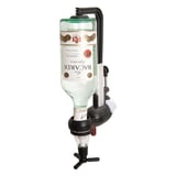 SUPPORTO MURALE DOSIFICATORE DI BEVANDE   18x7x38,5 CM ARGENTO ALLUMINIO (1 UNITÀ)