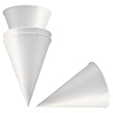 CONI ACQUA  120 ML 120 G/M2 Ø 6,4x8,7 CM BIANCO CARTA (5000 UNITÀ)