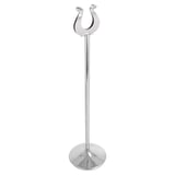PINZA PER NUMERI DA TAVOLA   Ø7,2x30 (h) CM ARGENTO ACCIAIO INOX (1 UNITÀ)