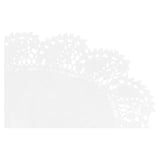 CENTRINI PIZZO OVALI  53 G/M2 32x22 CM BIANCO CARTA (250 UNITÀ)