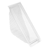 CONTENITORE TRIANGOLO PER SANDWICH STANDARD   11x11x5,5 CM TRASPARENTE RPET (600 UNITÀ)