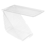 CONTENITORE TRIANGOLO PER 3 SANDWICH   11x11x7,5 CM TRASPARENTE RPET (600 UNITÀ)
