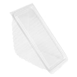 CONTENITORE TRIANGOLO PER 3 SANDWICH   11x11x7,5 CM TRASPARENTE RPET (600 UNITÀ)