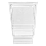 CONTENITORE TRIANGOLO PER 3 SANDWICH   11x11x7,5 CM TRASPARENTE RPET (600 UNITÀ)