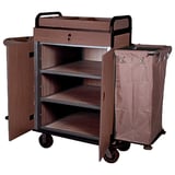 CARRELLO CON PORTE + 2 SACCHI DI VINILE ARROW  144x50x114 CM MARRONE FERRO (1 UNITÀ)