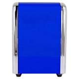 DISPENSER PER TOVAGLIOLI DI CARTA "MINI SERVIS"   10,5x9,7x14 CM BLU ACCIAIO INOX (12 UNITÀ)