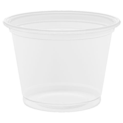 TERRINA PICCOLA PER MICROONDE  30 ML Ø4,5x3,3 CM TRASPARENTE PP (2500 UNITÀ)
