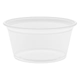 TERRINA PICCOLA PER  MICROONDE  60 ML Ø6,2x3,2 CM TRASPARENTE PP (2500 UNITÀ)