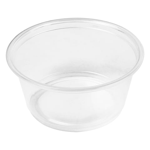 TERRINA PICCOLA PER MICROONDE  100 ML Ø7,4x3,5 CM TRASPARENTE PP (2500 UNITÀ)