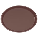VASSOIO ANTISCIVOLO OVALE   67x55,5 CM MARRONE PP (1 UNITÀ)