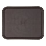 VASSOIO FAST FOOD   35,5x45,3x2,4 CM CIOCCOLATO PP (1 UNITÀ)