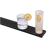 TAPPETINO DA BAR ANTISCIVOLO "RAIL MATE"   60x8x1,3 CM NERO GOMMA (1 UNITÀ)
