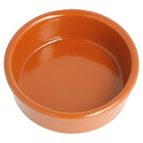 CIOTOLINE PER SNACKS  100 ML Ø 8,95x2,9 CM MARRONE ROSSO CERAMICA (42 UNITÀ)