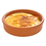 CIOTOLINE DI TERRACOTTA PER "CREMA CATALANA"  220 ML Ø 12x2,6 CM MARRONE ROSSO CERAMICA (44 UNITÀ)