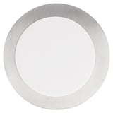 CARTELLO AUTO-ADESIVE "DONNE"   Ø 7,5 CM ARGENTO ACCIAIO INOX (1 UNITÀ)