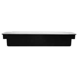 DISPENSER PER CONDIMENTI 3 SCOMPART.   49,5x15,7x9 CM NERO PS (1 UNITÀ)