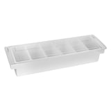 DISPENSER PER CONDIMENTI 6 SCOMPART.   49,5x15,7x9 CM CROMATO PS (1 UNITÀ)