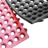 ZERBINO ANTIFATICA   91,4x91,4x1,4 CM NERO GOMMA (1 UNITÀ)