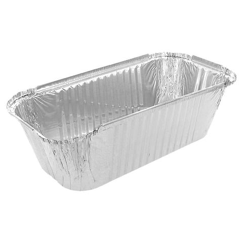 VASCHETTA RETTANGOLARE  1520 ML 25x13,4x7 CM ALLUMINIO (100 UNITÀ)