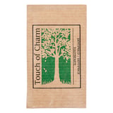 BUSTINE DENTIFRICIO 'TOUCH OF CHARM' 3 ML 2 GR 4,5x8 CM NATURALE KRAFT (500 UNITÀ)