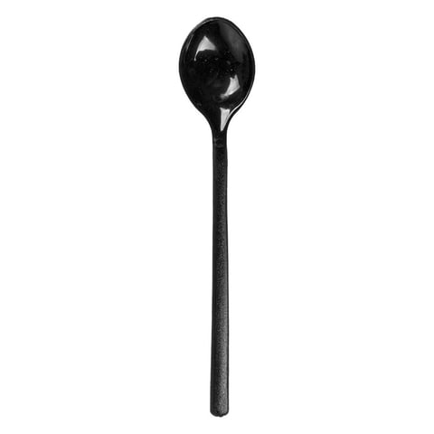 MINI CUCCHIAINI PER ANTIPASTI RIUTILIZZABILI   10,5 CM NERO PS (4000 UNITÀ)