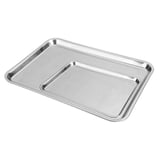 VASSOI SENZA MANICI   48x33,3 CM ARGENTO ACCIAIO INOX (1 UNITÀ)