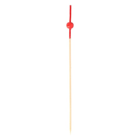 SPIEDINI PERLA ROSSA BAMBOO  12 (h) CM NATURALE BAMBÙ (100 UNITÀ)