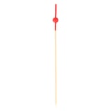 SPIEDINI PERLA ROSSA BAMBOO  12 (h) CM NATURALE BAMBÙ (100 UNITÀ)