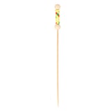 SPIEDINI "PERLA" BAMBOO  12 (h) CM NATURALE BAMBÙ (100 UNITÀ)
