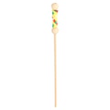 SPIEDINI "PERLA" BAMBOO  12 (h) CM NATURALE BAMBÙ (100 UNITÀ)